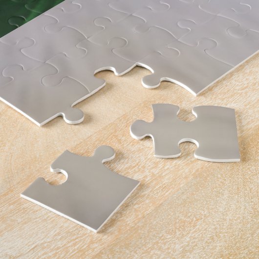 Kleine hondenpuzzel, de gans knuffelen. legpuzzel (Zijkant)