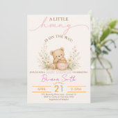 Kleine Honing Babyborrel Kaart (Staand voorkant)
