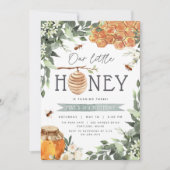 Kleine honing | Bee Thleed Kids Birthday Party Kaart (Voorkant)