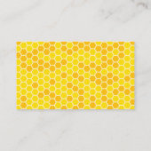 Kleine honing manier bijen baby shower luier loter informatiekaartje (Achterkant)