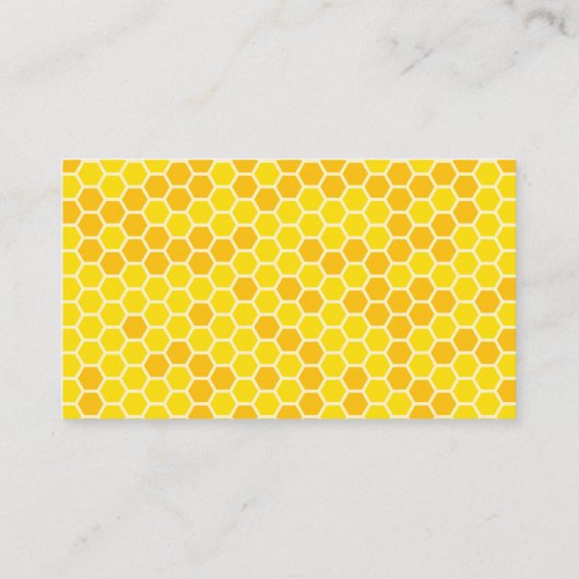 Kleine honing manier bijen baby shower luier loter informatiekaartje (Achterkant)