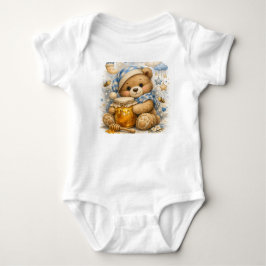 Kleine Honingbeer Romper