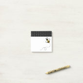 Kleine honingbij Post It Notes cadeau (Op bureau)
