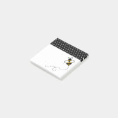 Kleine honingbij Post It Notes cadeau (Schuin)
