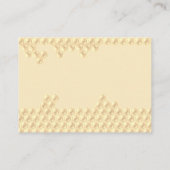 Kleine honingbijen Beer Baby shower Informatiekaartje (Achterkant)