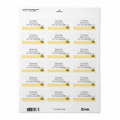 Kleine honingetiketten etiket (Full Sheet)