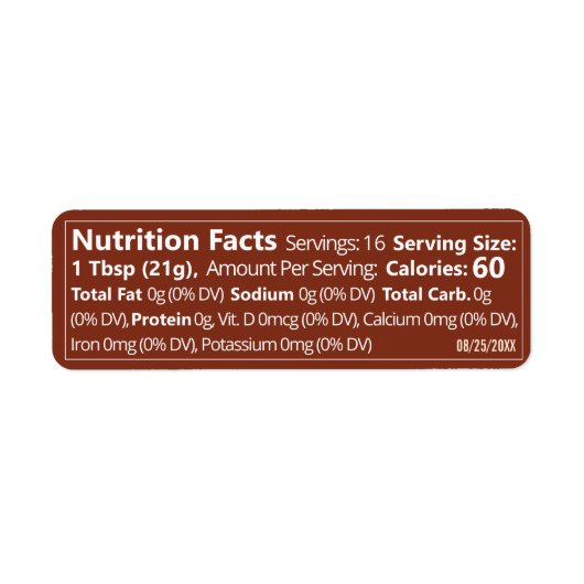 Kleine honingvoeding werkt donker amberkleurig pro etiket (Voorkant)