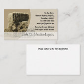 Kleine hooibalstapel visitekaartje (Voorkant / Achterkant)