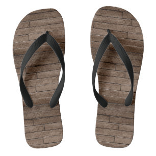 Kleine houten vloeren dekplanken teenslippers