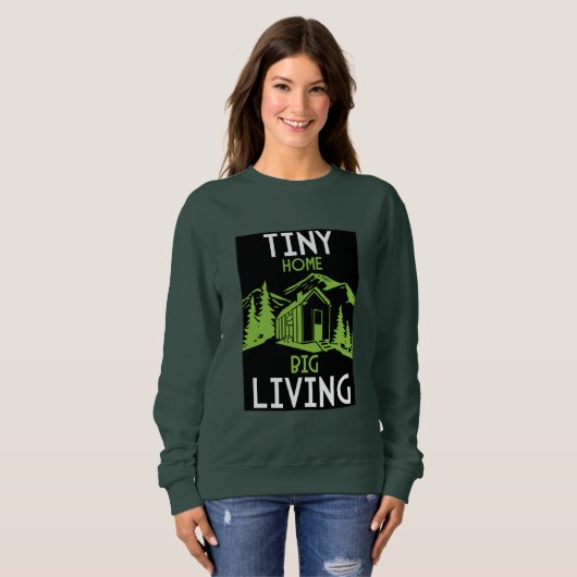 Kleine huizen die klein wonen trui (Voorkant volledig)