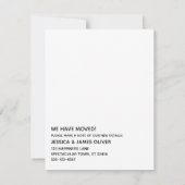 Kleine huizen die we hebben verplaatst, gouden en  kaart (Achterkant)