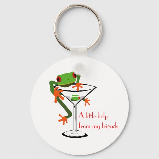 Kleine hulp van mijn vrienden sleutelhanger (Voorkant)