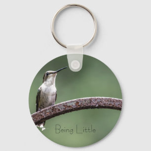 Kleine Hummingbird Button Sleutelhanger