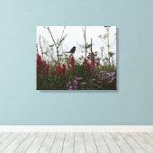kleine Hummingvogel Canvas Afdruk (Insitu (Houten vloer))