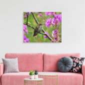 kleine Hummingvogel Canvas Afdruk (Insitu (Woonkamer))