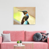 kleine Hummingvogel Canvas Afdruk (Insitu (Woonkamer))