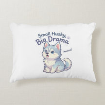 Kleine Husky Grote Drama Grappige Puppy