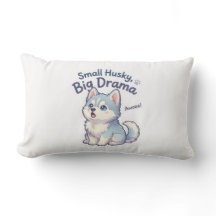 Kleine Husky Grote Drama Grappige Puppy
