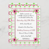  kleine huwelijksuitnodiging feestdagenkaart (Voorkant / Achterkant)