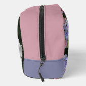 Kleine Hydrangea Bloemen Patroon Toiletery Tas (Rechts)