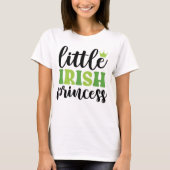 kleine Ierse prinses St. Patricks Day T-Shirt (Voorkant)
