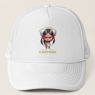 Kleine Indiaan Ik ben niet eigenwijs Mijn Weg alti Trucker Pet