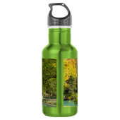 Kleine Indische goudkleurige roestvrijstalen water Waterfles (Achterkant)