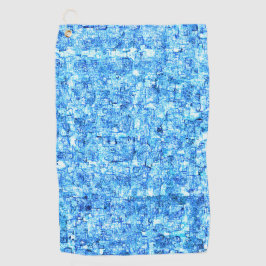 Kleine inkepingen in de tekening alsof ze door de  golfhanddoek