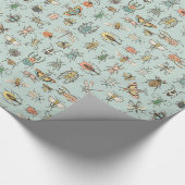 Kleine Insecten door Cooper en Craft Cadeaupapier (Hoek)