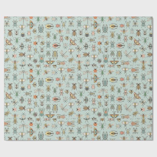 Kleine Insecten door Cooper en Craft Cadeaupapier (Vlak)