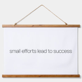 Kleine inspanningen Wood met bovenzijde wandtapijt Hangend Wandkleed