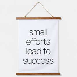 Kleine inspanningen Wood met bovenzijde wandtapijt Hangend Wandkleed