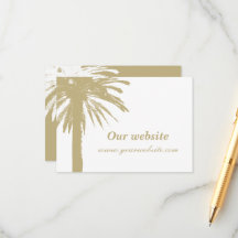 Kleine intieme strand bruiloft behuizing kaarten