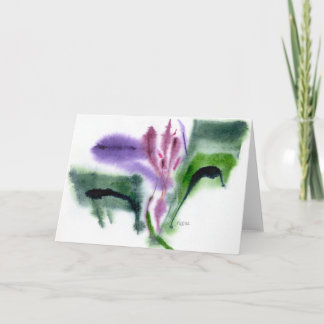 Kleine iris, Notecard Kaart