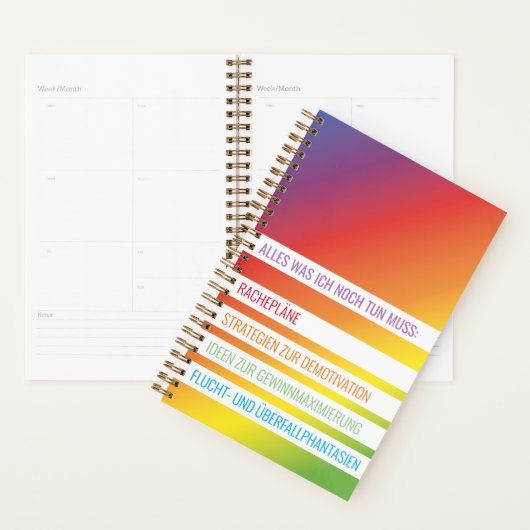 Kleine ironische planner (Display)