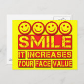 KLEINE IT VERHOOGT UW RUIMTEWAARDE BRIEFKAART (Voorkant / Achterkant)