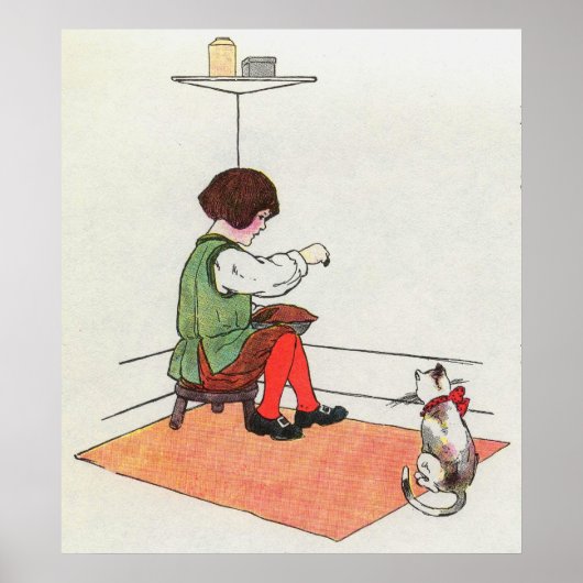 Kleine Jack Horner Zat in de hoek Poster (Voorkant)