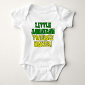 Kleine Jamaicaanse Trouble Maker Romper (Voorkant)