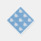 Kleine Japanse konijn, blauw Servetten (Hoek)