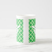 Kleine Japanse konijn, groen Porselein Kop (Voorkant)