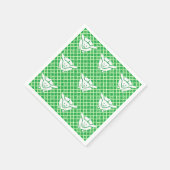 Kleine Japanse konijn, groen Servetten (Hoek)