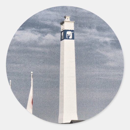 Kleine Joe Tower in Corning NY Ronde Sticker (Voorkant)