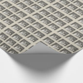 Kleine jongen bij de kerst van Manger-Merry Cadeaupapier (Hoek)