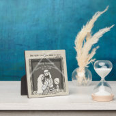 Kleine jongen bij de kerst van Manger-Merry Fotoplaat (Insitu)