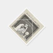 Kleine jongen bij de kerst van Manger-Merry Servet (Hoek)