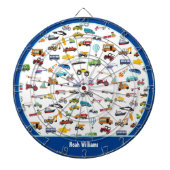 Kleine jongen dingen die de naam van het Kind van  Dartbord (Voorkant)