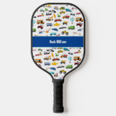 Kleine jongen dingen die de naam van het Kind van  Pickleball Paddle (Voorkant)