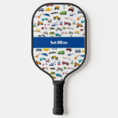 Kleine jongen dingen die de naam van het Kind van  Pickleball Paddle (Achterkant)