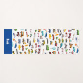 Kleine jongen dingen die de naam van het Kind van  Yogamat (Voorkant (horizontaal))