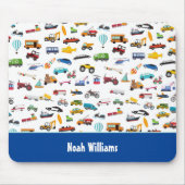 Kleine jongen dingen die het Kind van de auto verp Muismat (Voorkant)